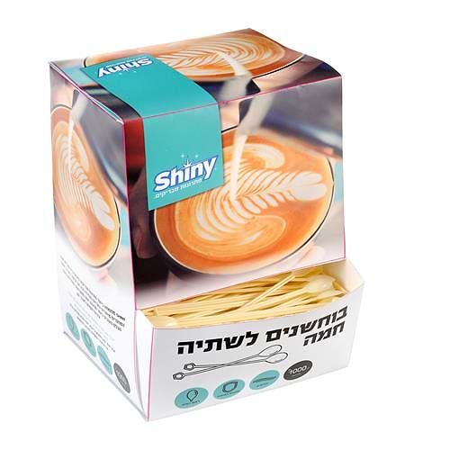 בוחשן קפה עם כפית 1000 יח'