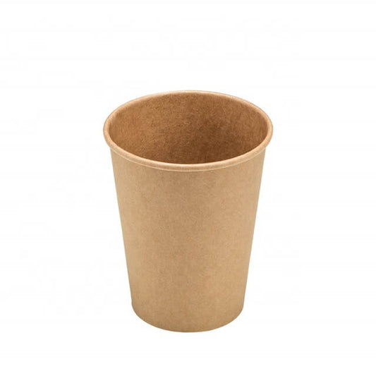 כוסות 9oz לשתייה חמה בצבע חום קראפט
