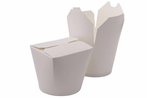 גביע נייר סיני 26oz לבן 500 יח'