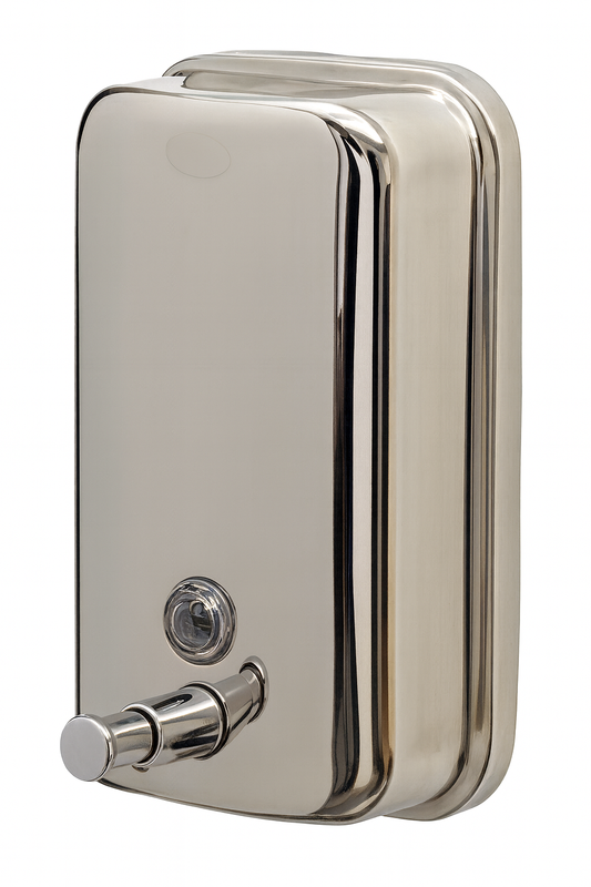 מתקן לסבון ידיים נירוסטה 1 ליטר