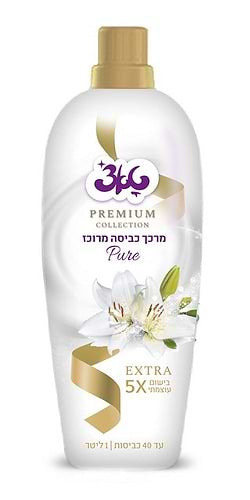 מרכך כביסה מרוכז לבן 1 ליטר טאצ'