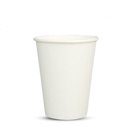 כוסות 12oz לשתייה חמה בצבע לבן